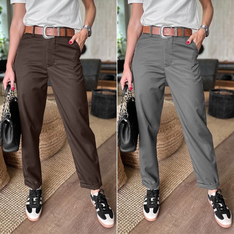 Pantalon sculptant à rayures - Édition limitée - Image 2