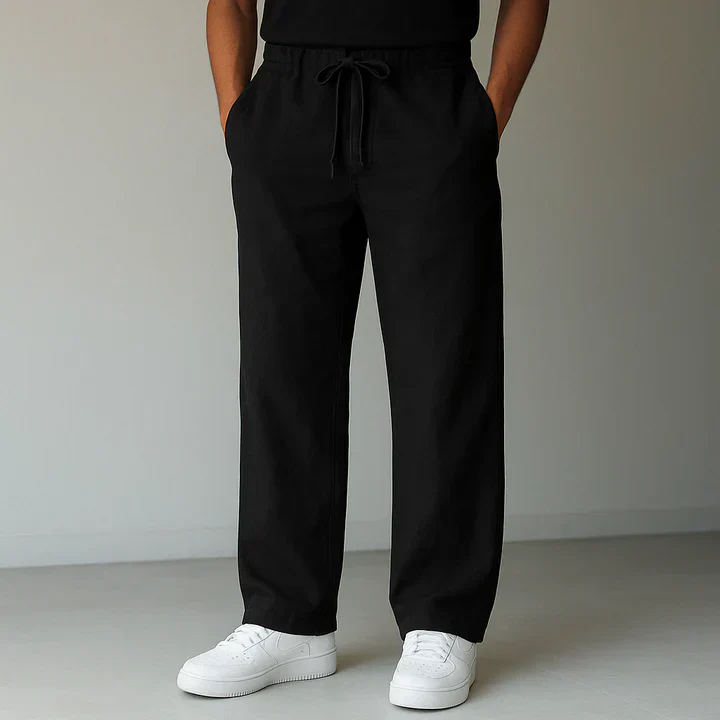 Pantalon ample en lin pour homme - Image 2