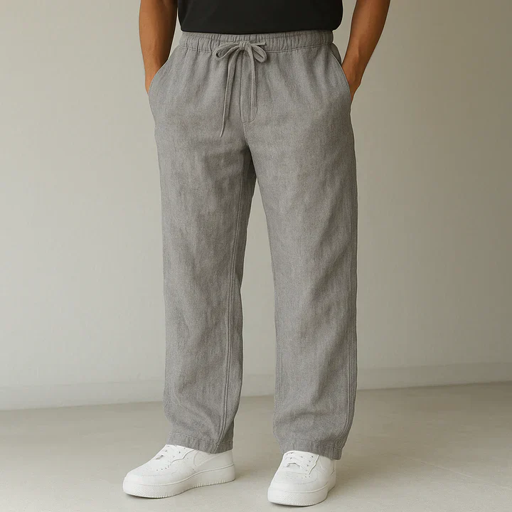 Pantalon ample en lin pour homme - Image 4