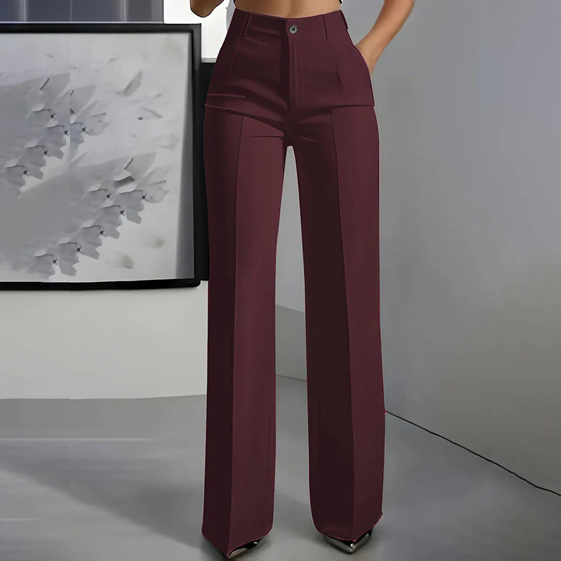 Pantalon taille haute élégant et confortable pour femme - Image 12