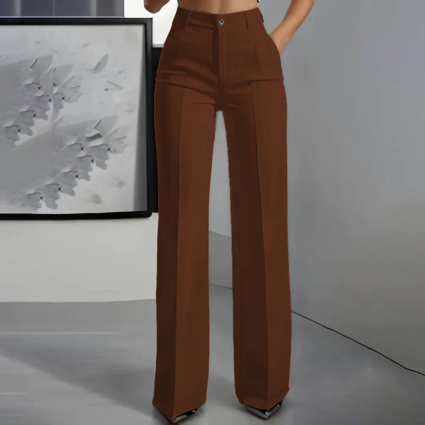 Pantalon taille haute élégant et confortable pour femme - Image 17