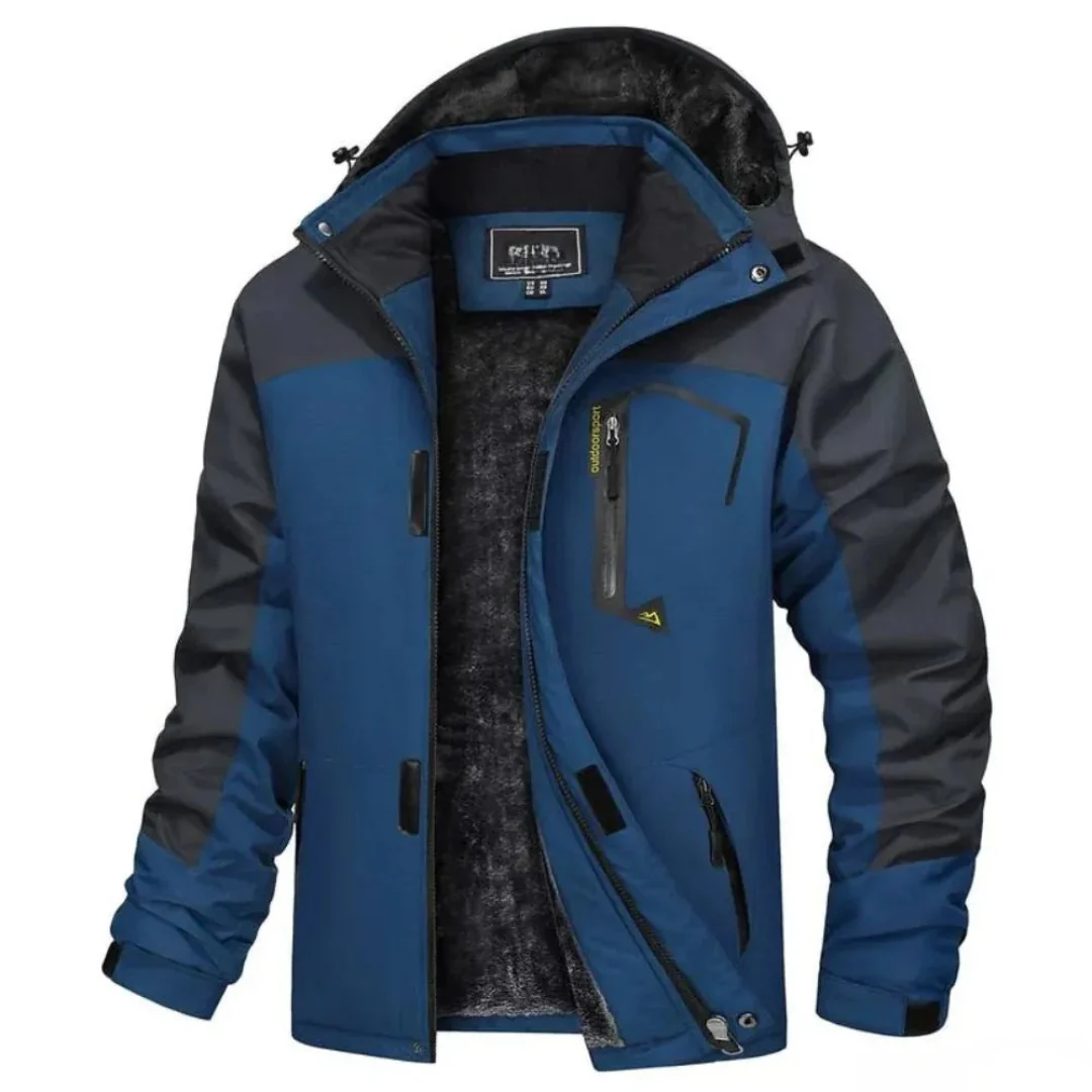 Parka d'hiver chaude doublée polaire - Image 2