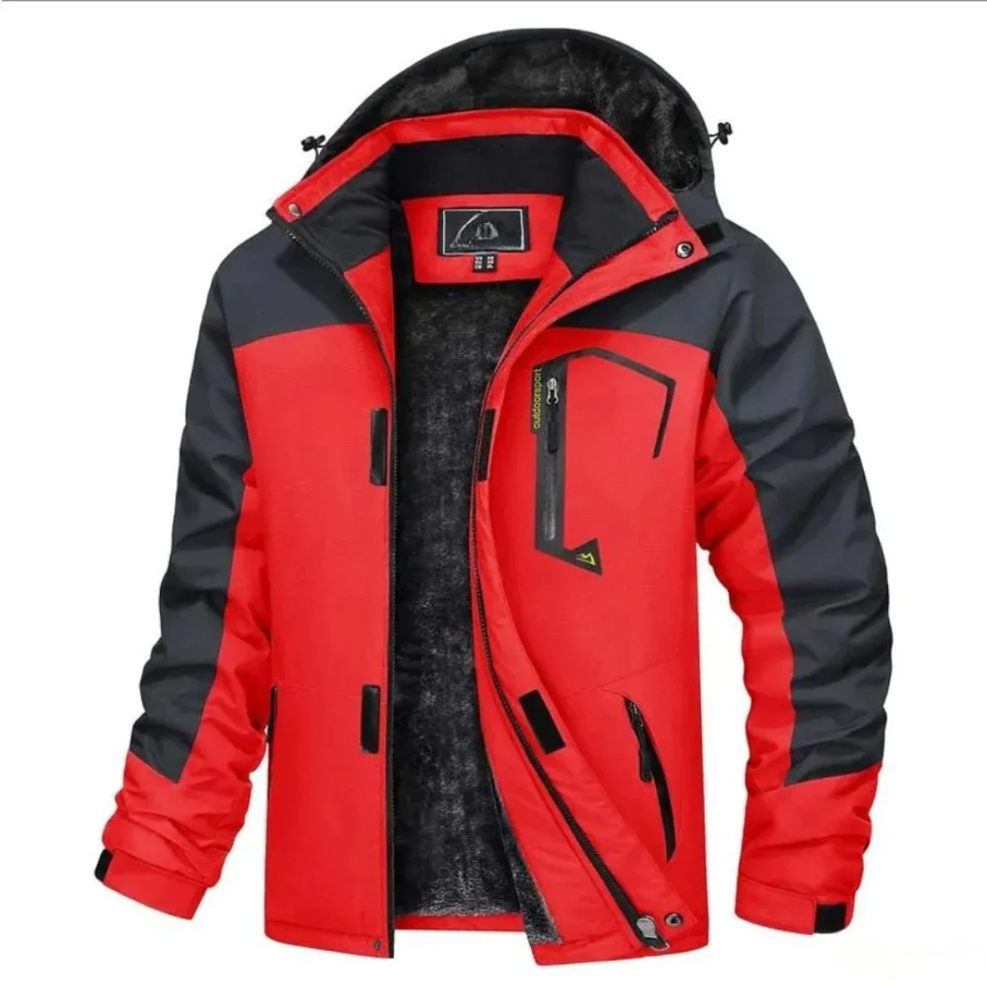 Parka d'hiver chaude doublée polaire - Image 4