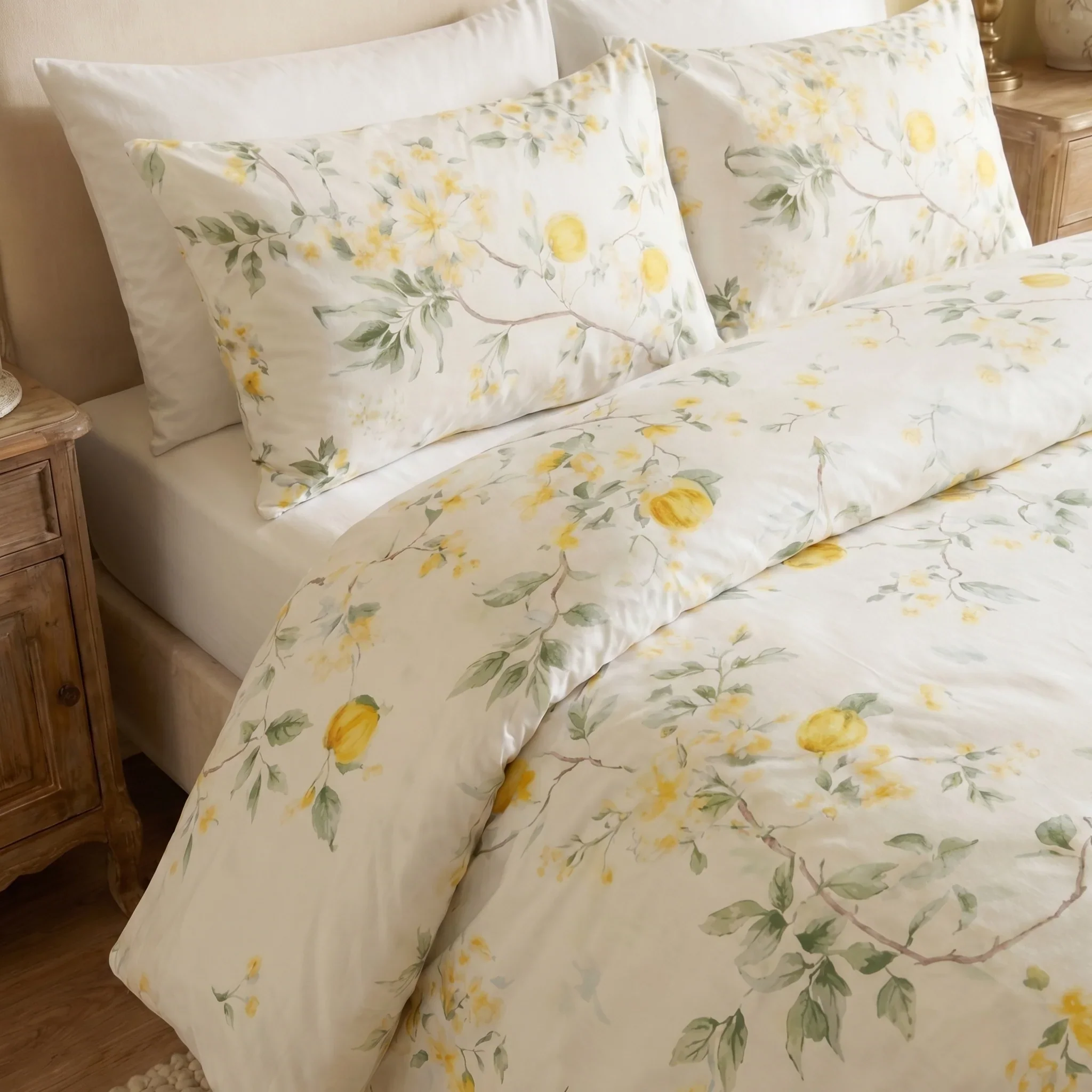 Parure de lit en coton Citronnier - Image 7