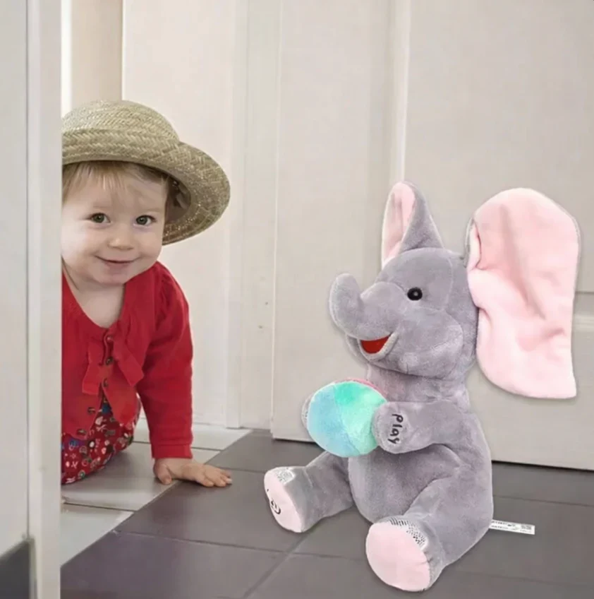 Peluche musicale éléphant pour bébé - Image 5