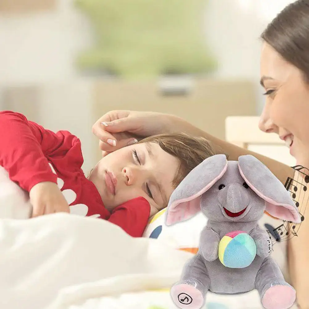 Peluche musicale éléphant pour bébé - Image 6