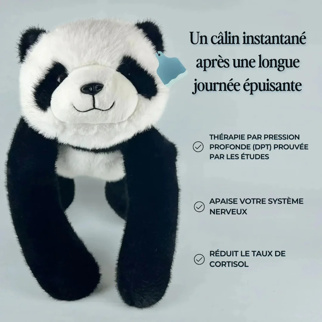 Peluche Panda Relaxante avec Bras Lestés - Image 3