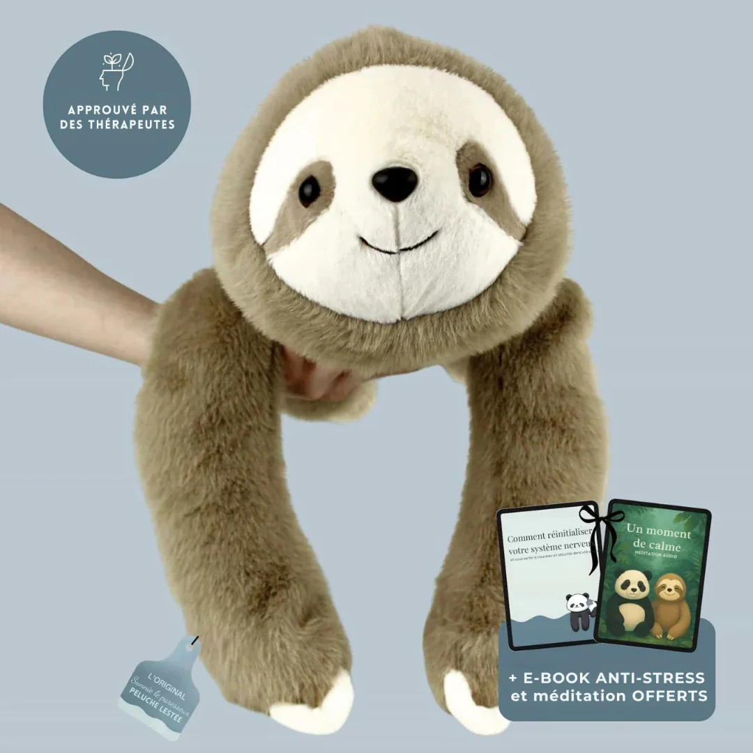 Peluche Panda Relaxante avec Bras Lestés - Image 8