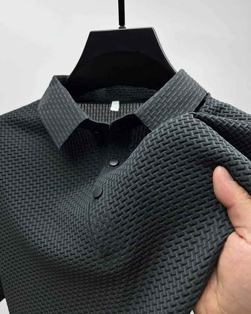 Polo premium structuré pour homme - Image 4
