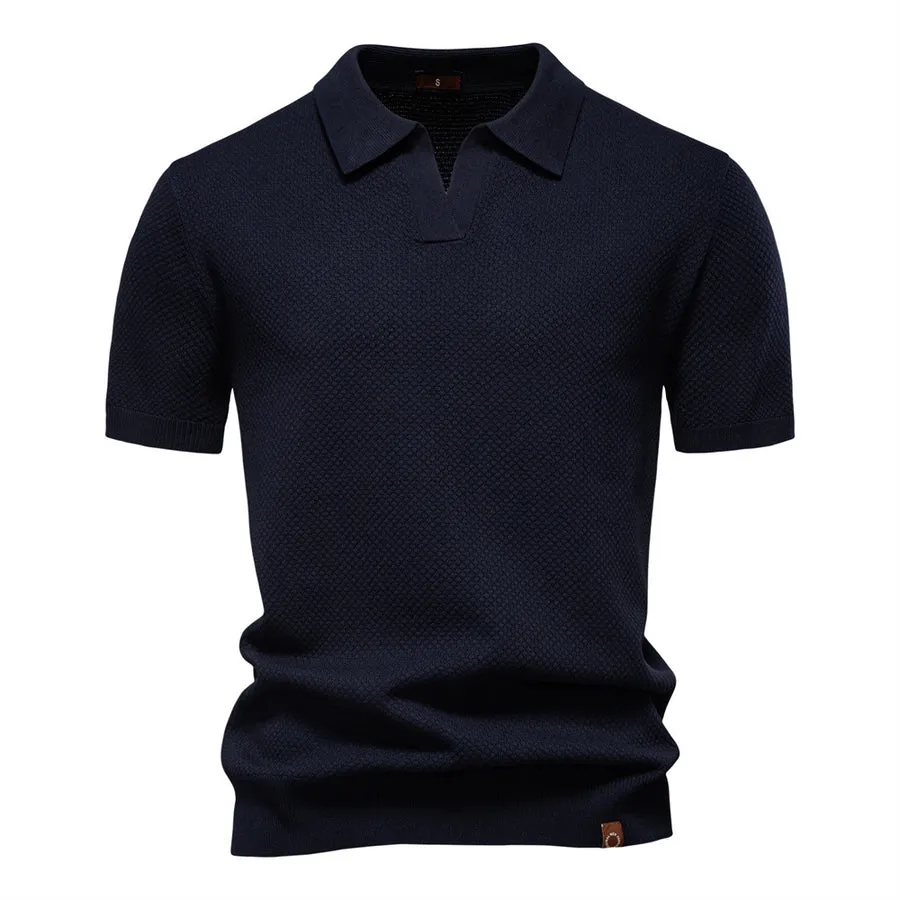 Polo-shirt structuré pour homme - Image 2