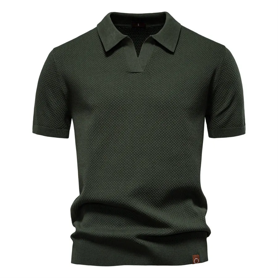 Polo-shirt structuré pour homme - Image 6