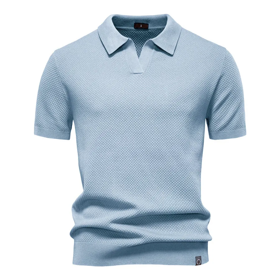 Polo-shirt structuré pour homme - Image 7