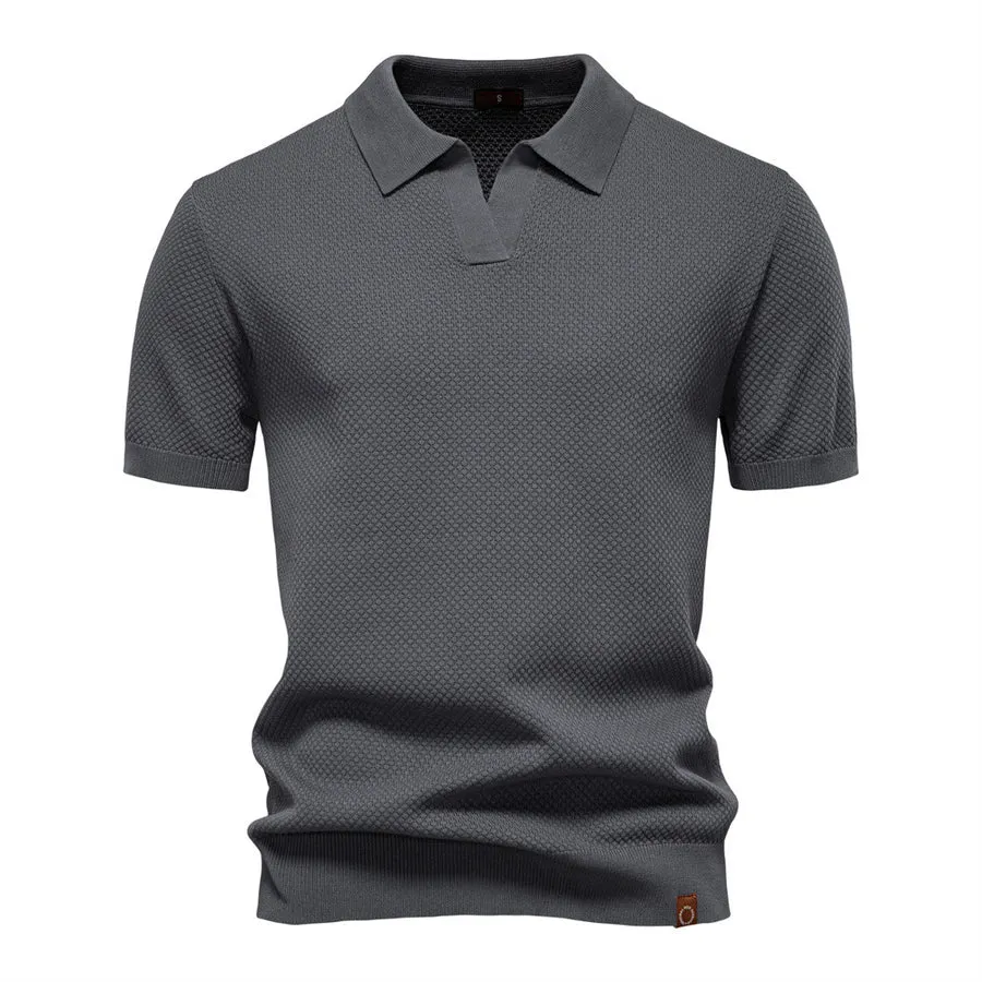 Polo-shirt structuré pour homme - Image 8