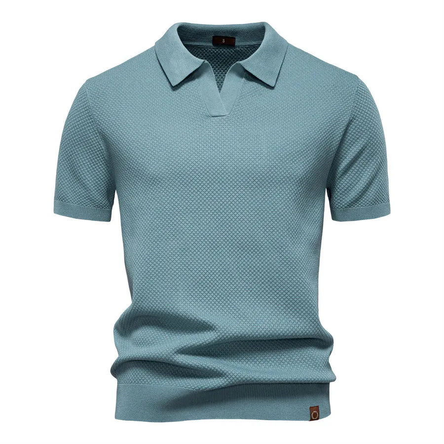 Polo-shirt structuré pour homme - Image 9