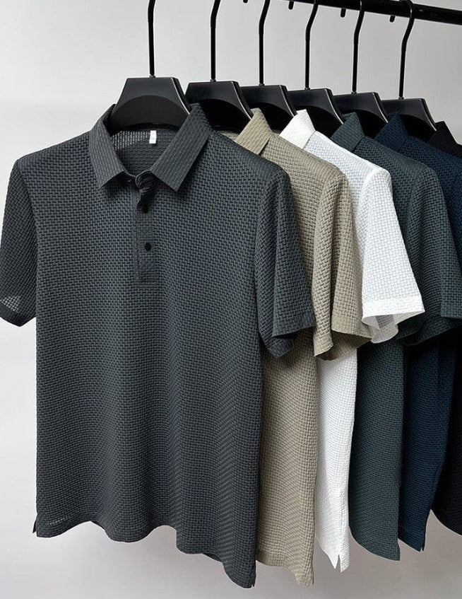 Polo texturé chic pour homme - Image 6