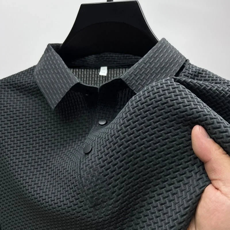 Polo texturé chic pour homme - Image 7