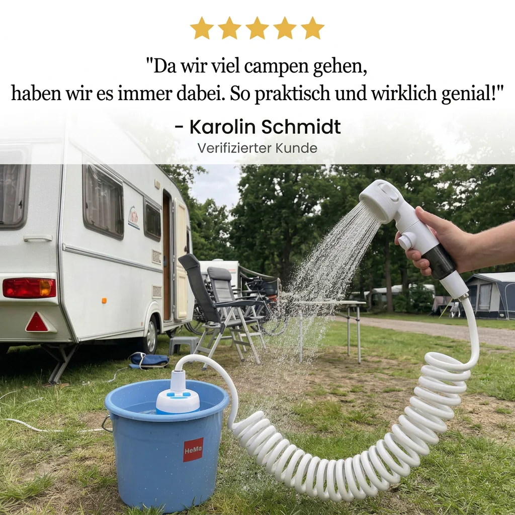 Pompe Ă eau portable rechargeable pour camping et plein air - Image 6