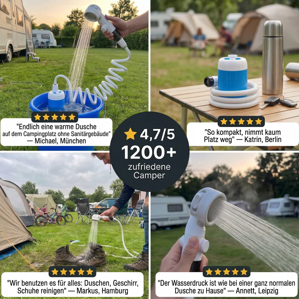 Pompe Ă eau portable rechargeable pour camping et plein air - Image 7