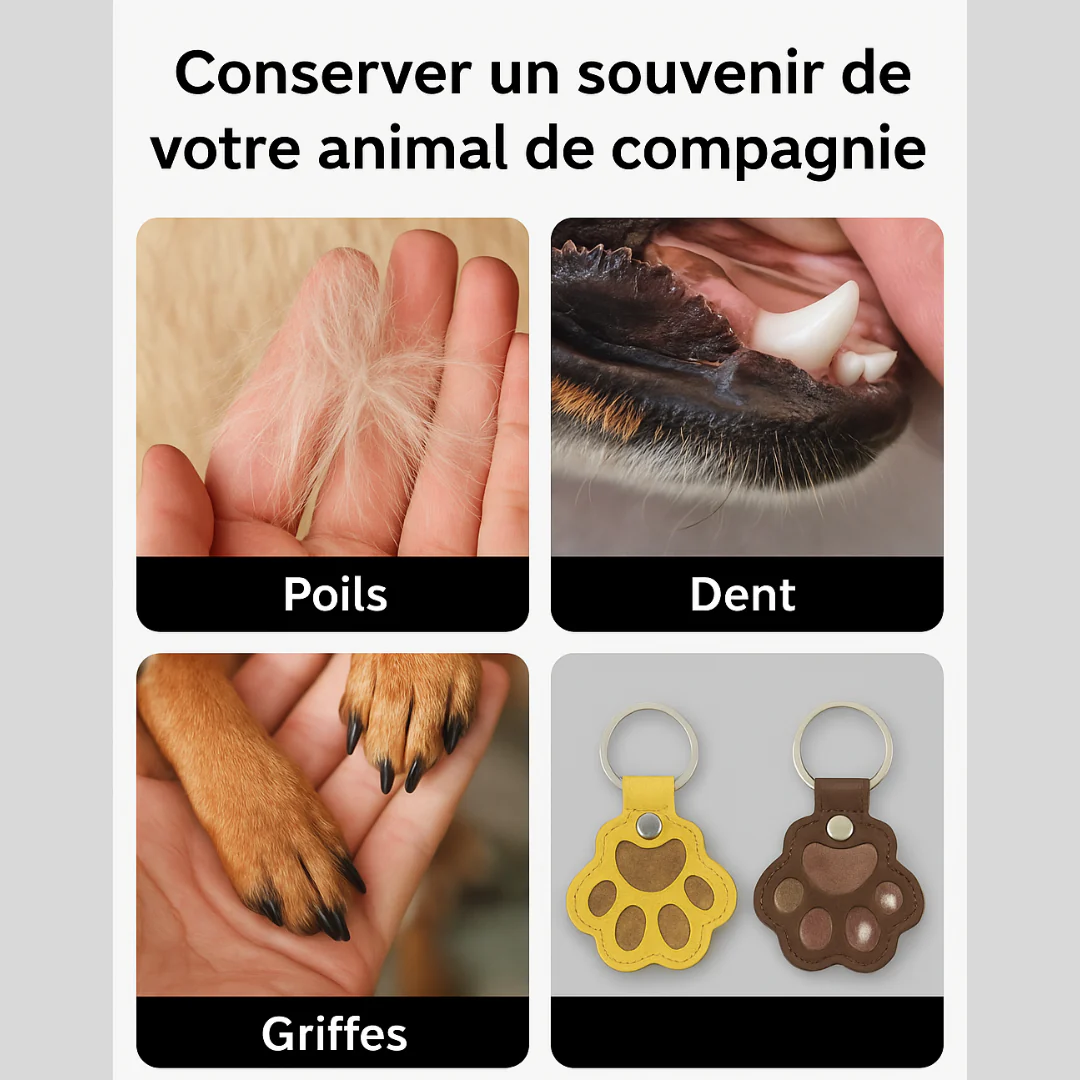 Porte-clés souvenir empreinte animale - Image 11