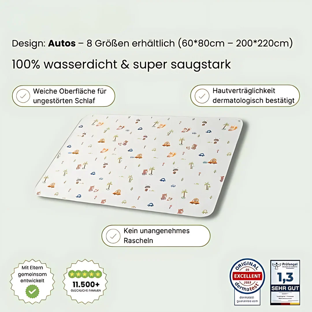 Protège-matelas imperméable pour enfants – Lavable & confortable - Image 6