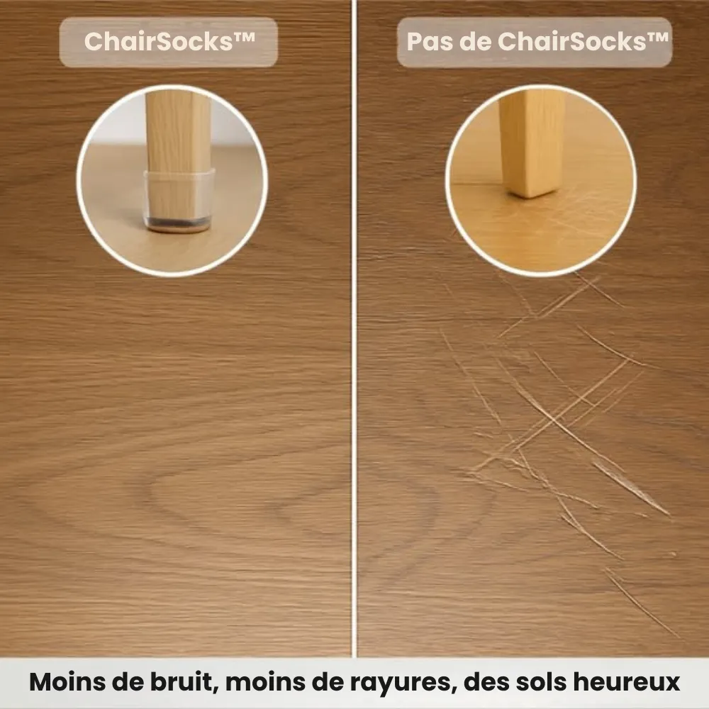 Protège-pieds en silicone pour chaises - Image 13