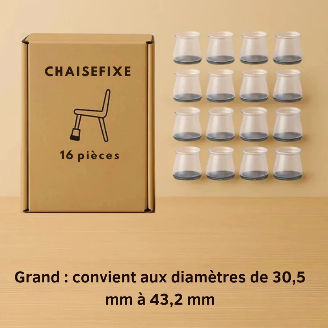 Protège-pieds en silicone pour chaises - Image 8