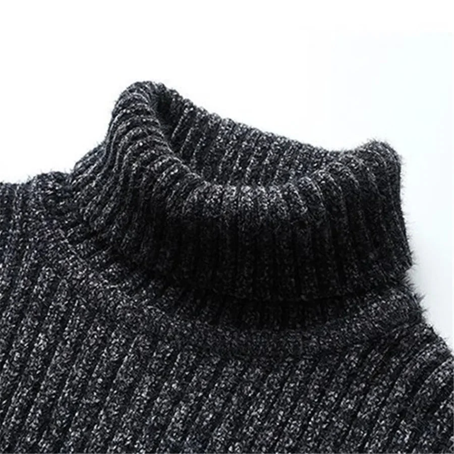 Pull à col montant en maille côtelée - Image 6