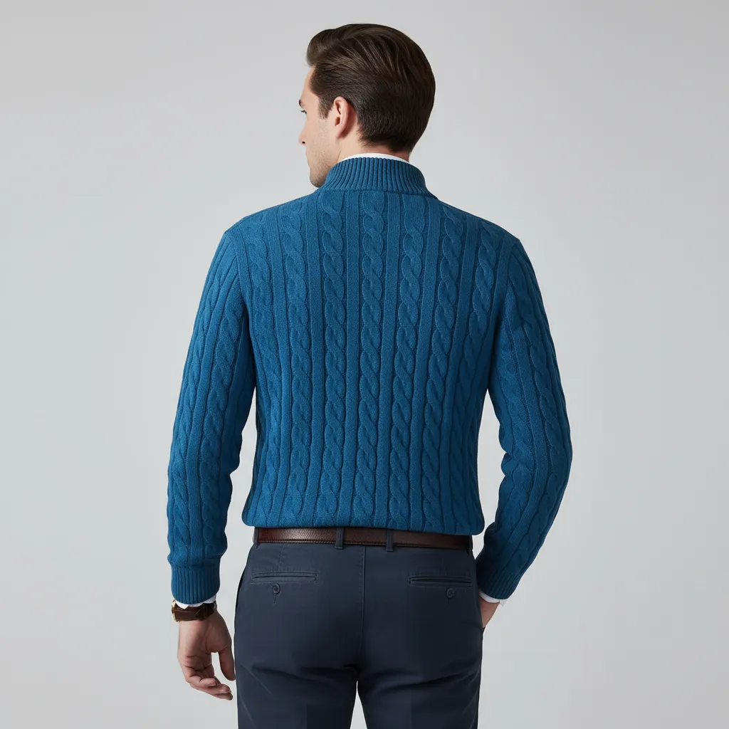 Pull en maille avec fermeture éclair - Image 10