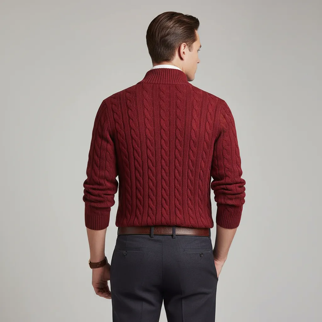 Pull en maille avec fermeture éclair - Image 16