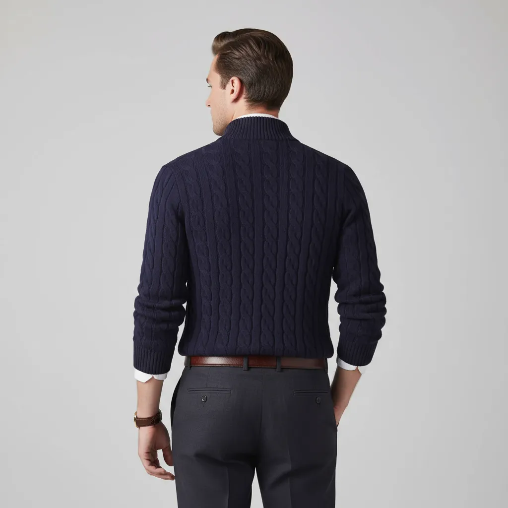 Pull en maille avec fermeture éclair - Image 18