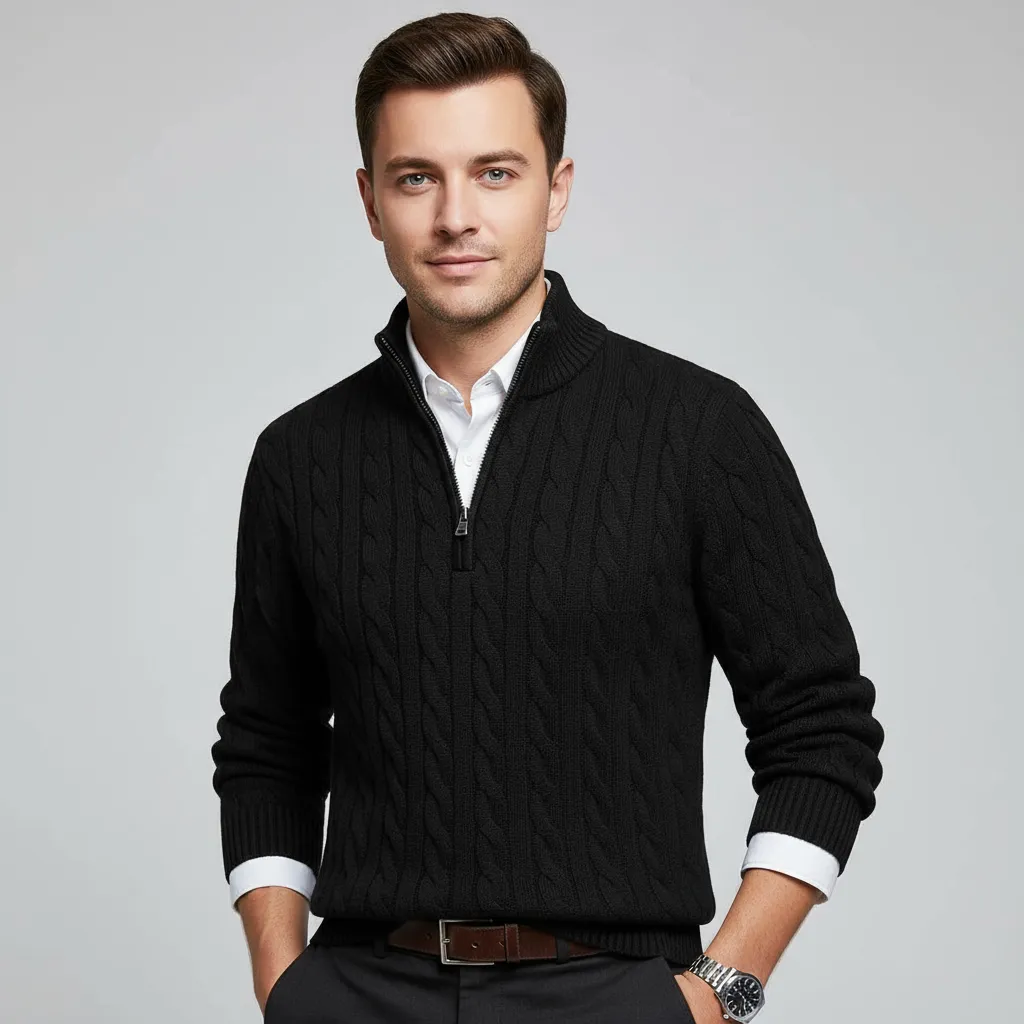 Pull en maille avec fermeture éclair - Image 20