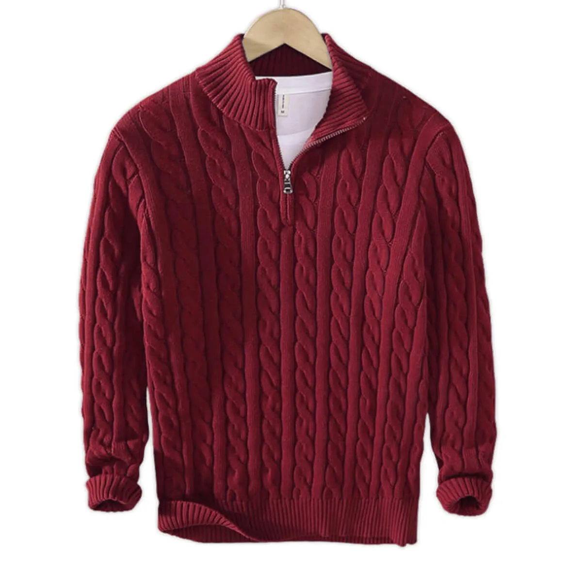 Pull en maille avec fermeture éclair - Image 6