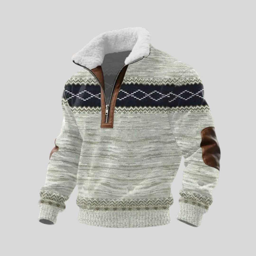 Pull polaire à col montant avec zip - Image 9