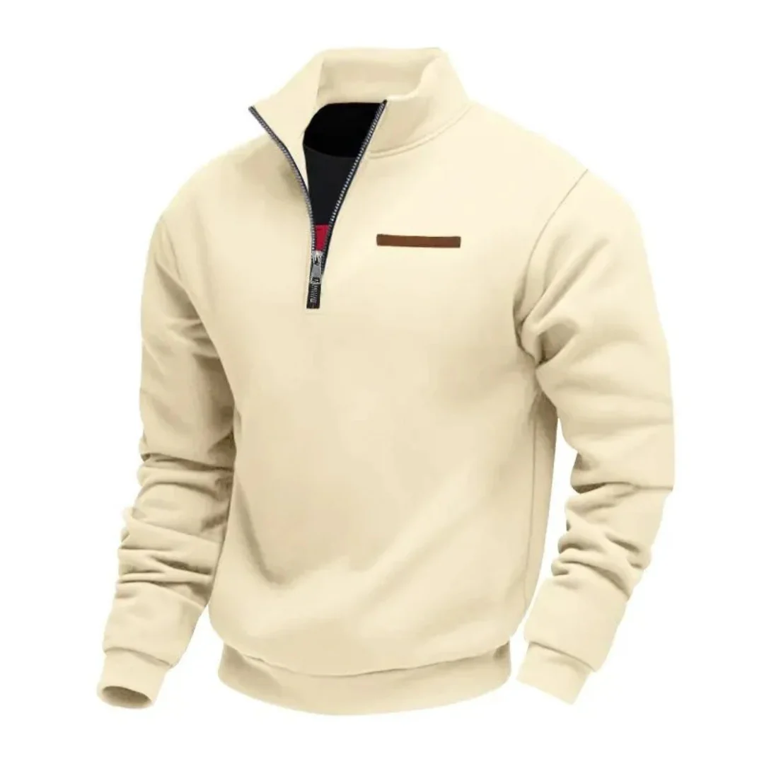 Pull polaire zippé pour homme
