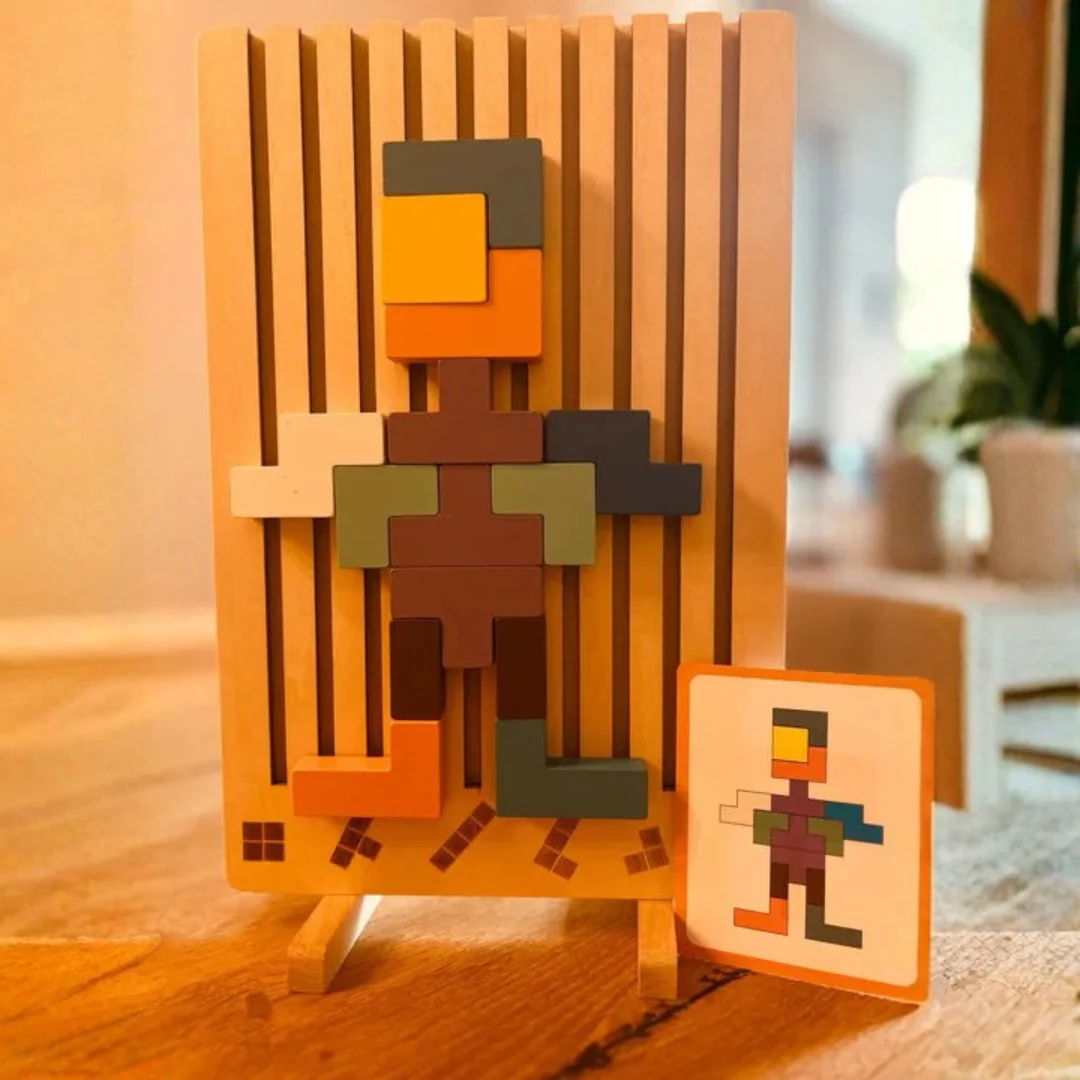 Puzzle en bois 3D pour enfants - Image 4