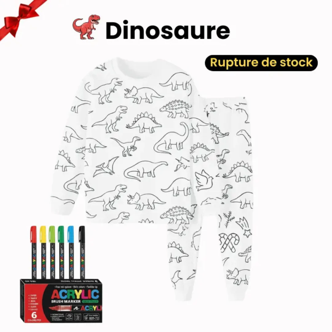 Pyjama à colorier pour enfants - Image 15