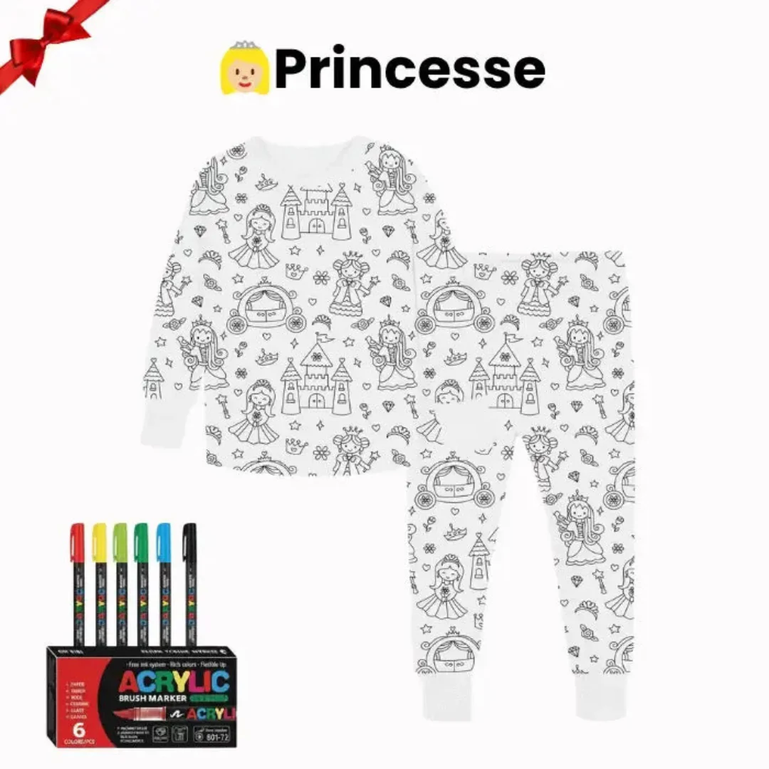Pyjama à colorier pour enfants - Image 16
