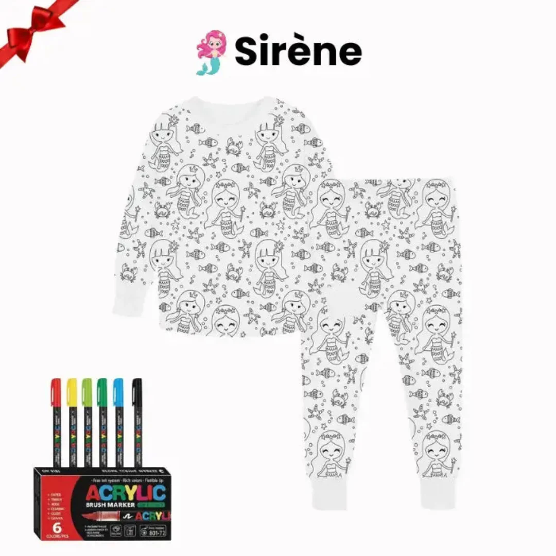 Pyjama à colorier pour enfants - Image 18