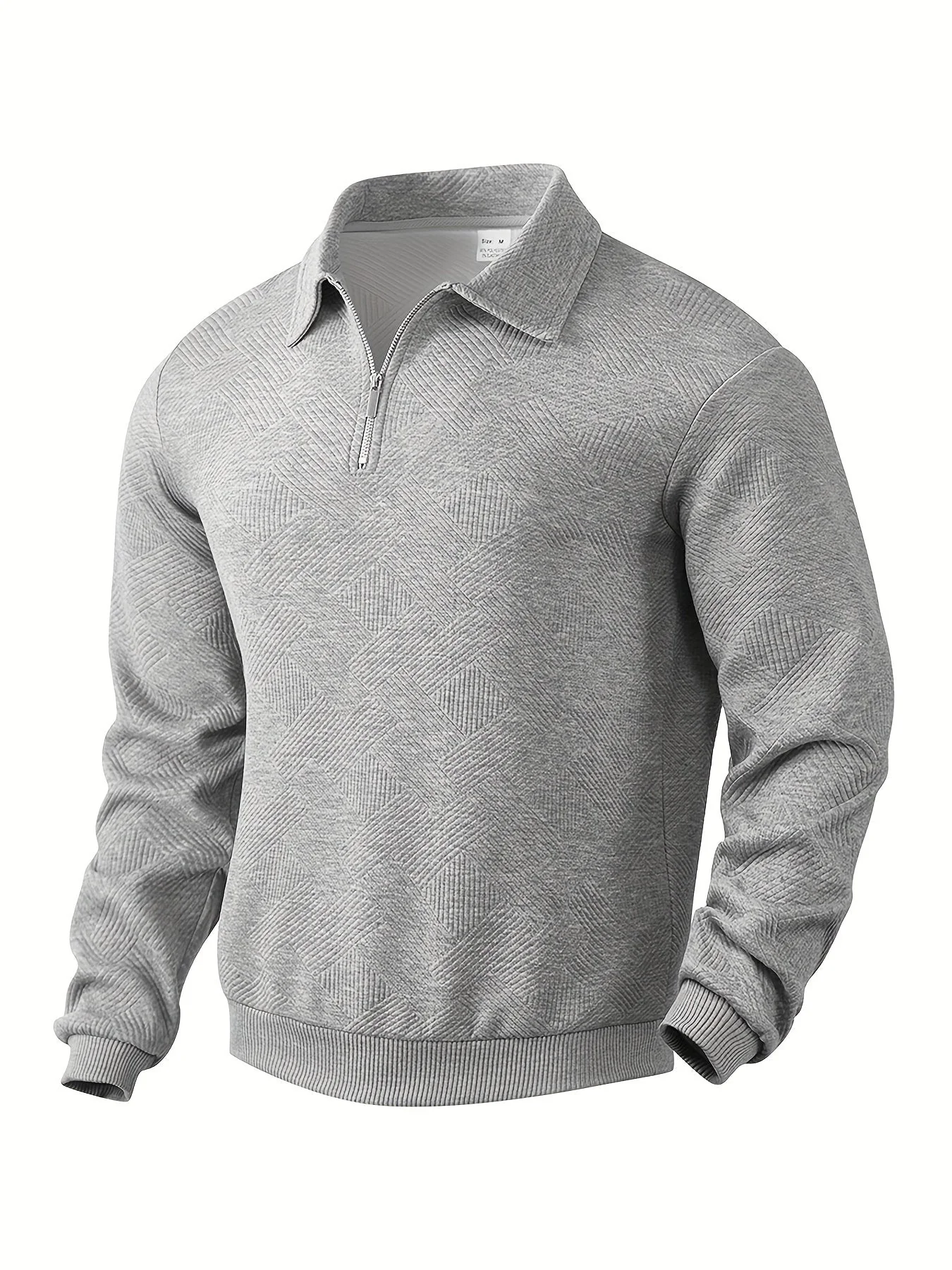 Rafael – Pull vintage pour homme avec fermeture éclair - Image 4
