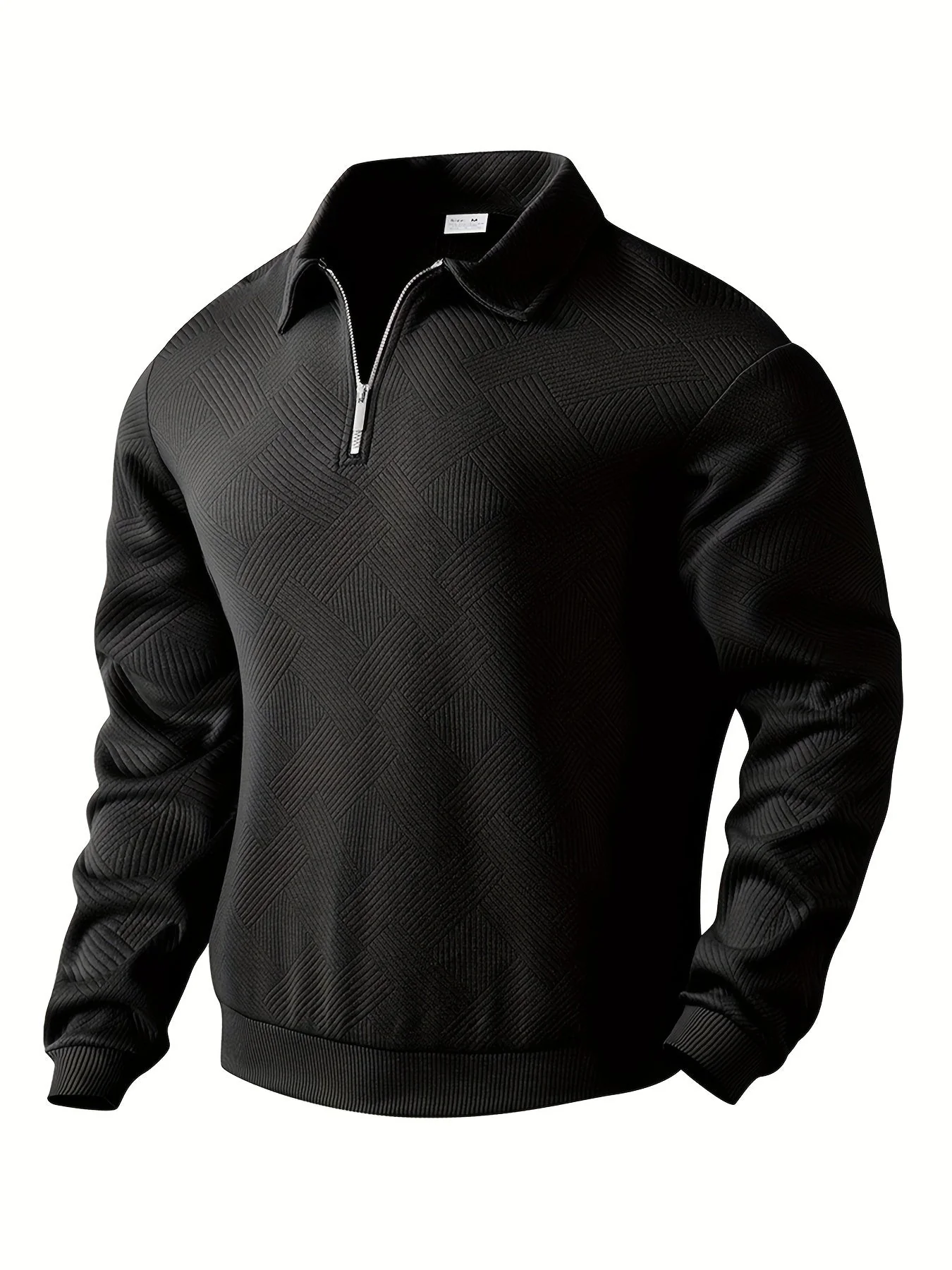 Rafael – Pull vintage pour homme avec fermeture éclair - Image 5
