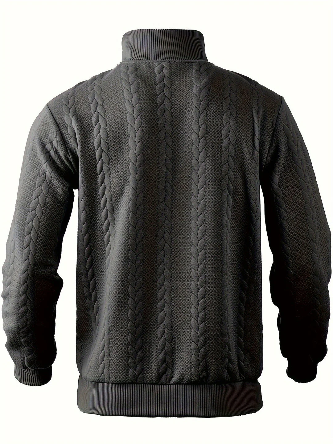 Rafael – Pull vintage pour homme avec fermeture éclair - Image 6