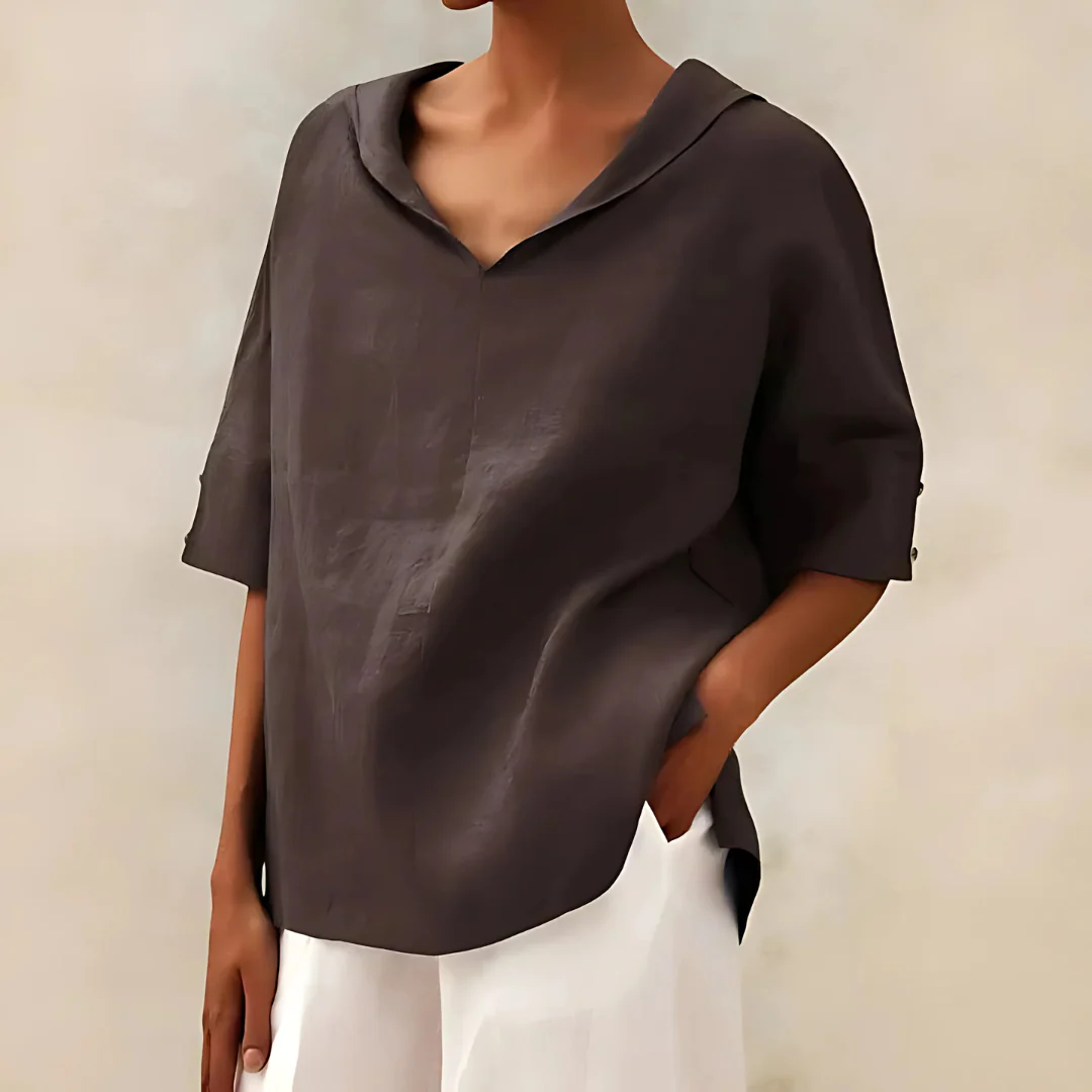 Blouse légère en lin - Image 2
