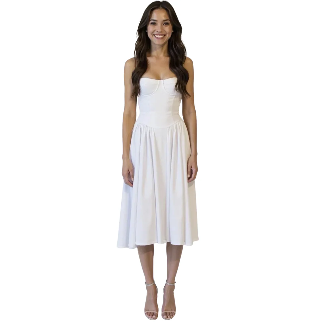 Robe Corset Midi Élégante - Image 5