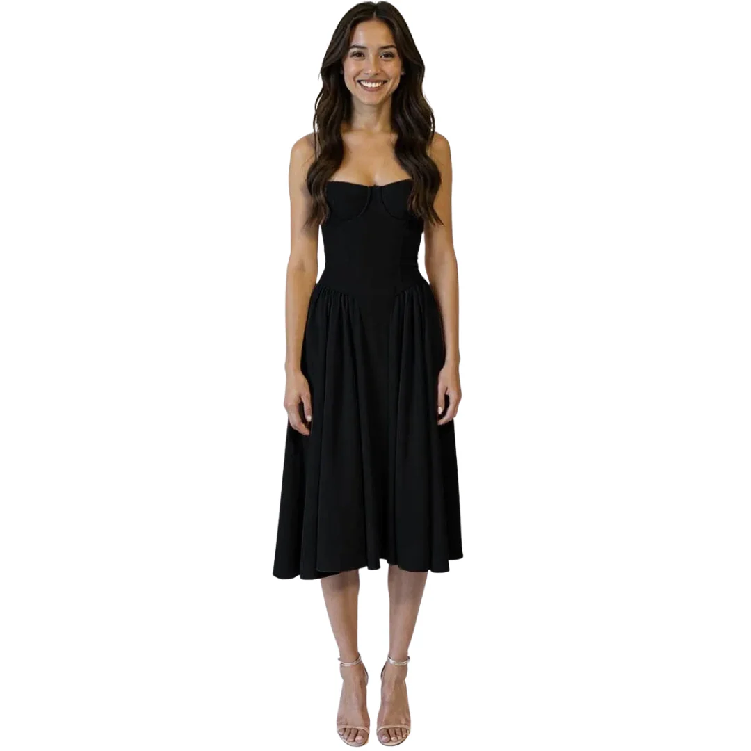 Robe Corset Midi Élégante - Image 6