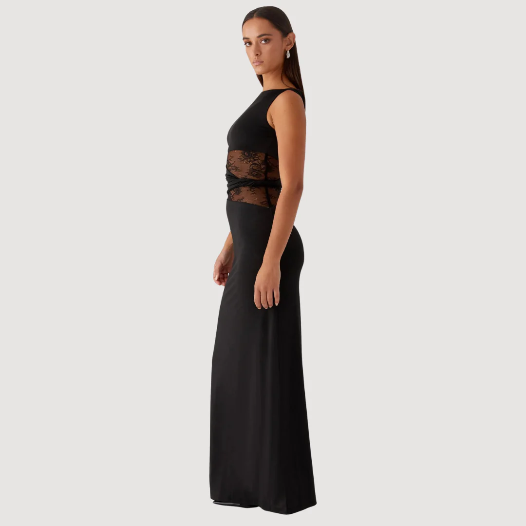 Robe de soirée élégante avec découpes féminines - Image 3