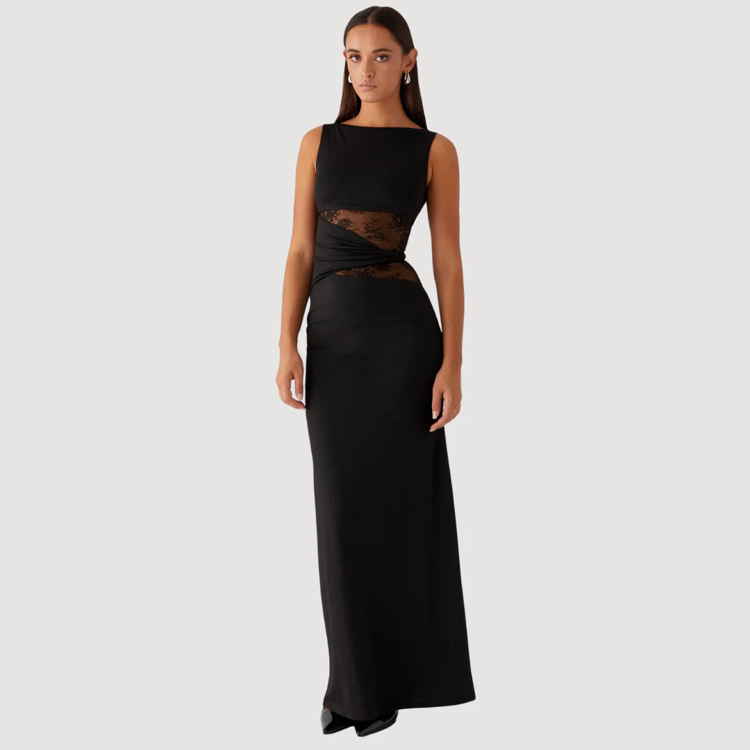 Robe de soirée élégante avec découpes féminines - Image 5