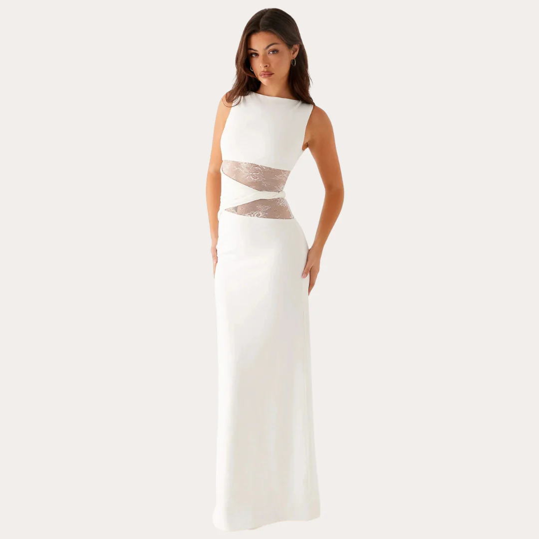 Robe de soirée élégante avec découpes féminines - Image 8