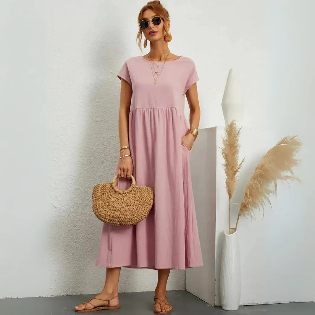 Robe d’été légère en coton fluide - Image 10