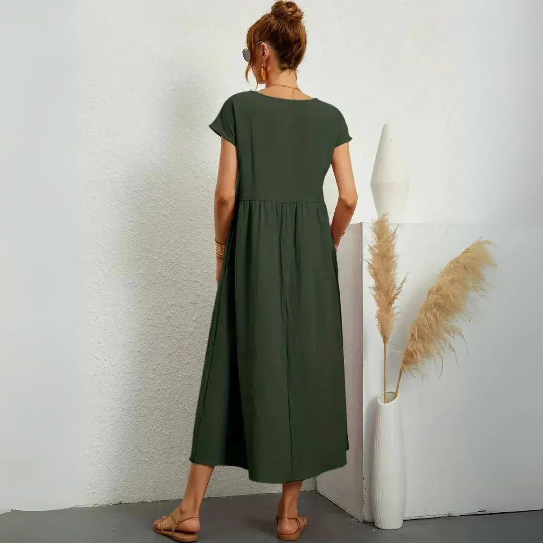 Robe d’été légère en coton fluide - Image 12