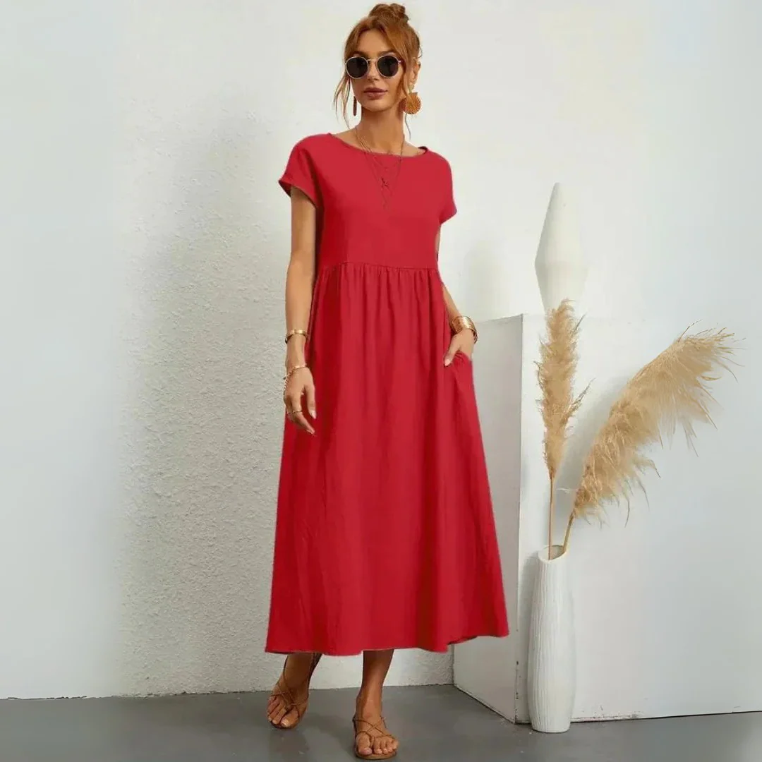 Robe d’été légère en coton fluide - Image 13